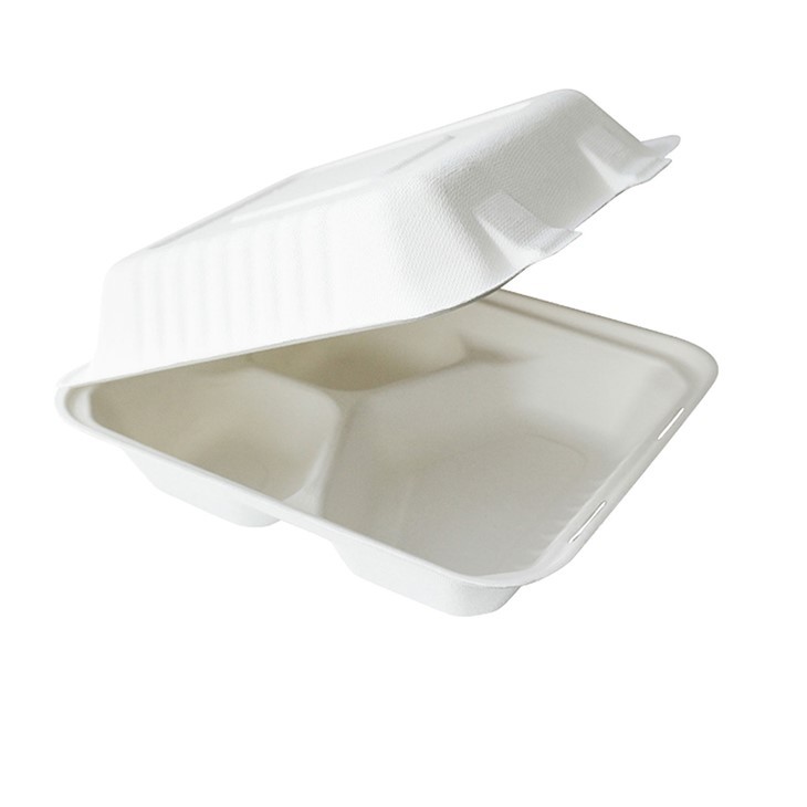 蓋付き生分解性食品容器